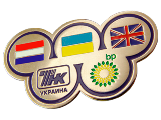 Металеві значки з логотипом компанії